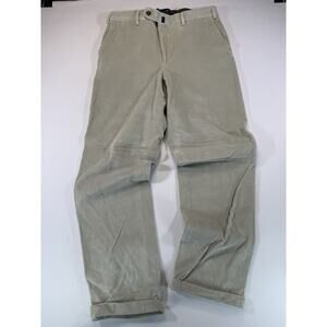 Vigano Italy Corduroy Pants 34 Drop 6 Beige Sartorial